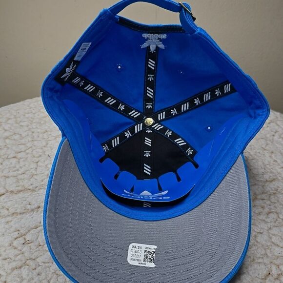 NWT Adidas Relaxed Strap-Back Hat Blue Bird OS - Picture 5 of 7